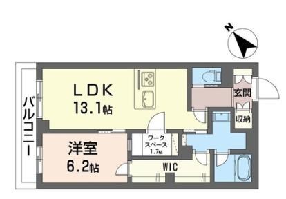 D court(ディーコート) 間取り図