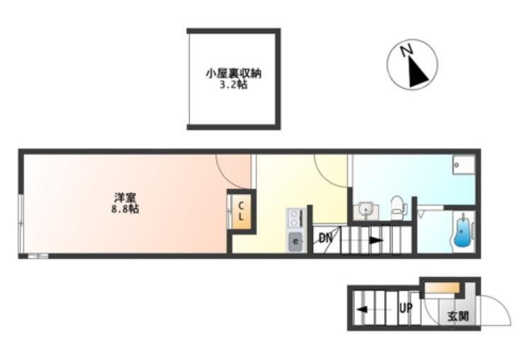 ivory　wakamiya 203号室 間取り