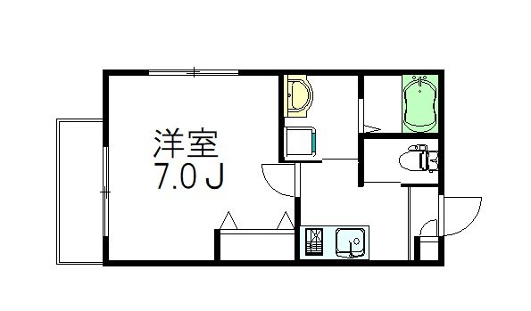 スミレヴィラ高円寺 201号室 間取り