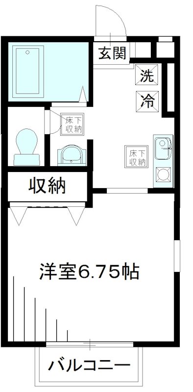 サンヒルズ 102号室 間取り