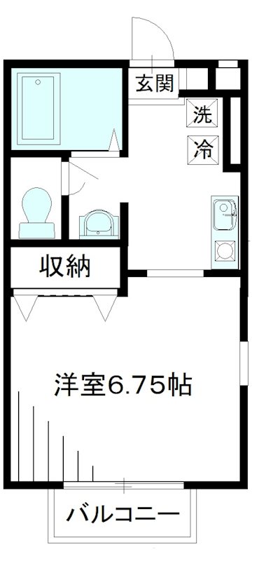 サンヒルズ 102号室 間取り