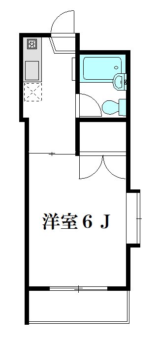アパートメント横田Ⅱ 101号室 間取り