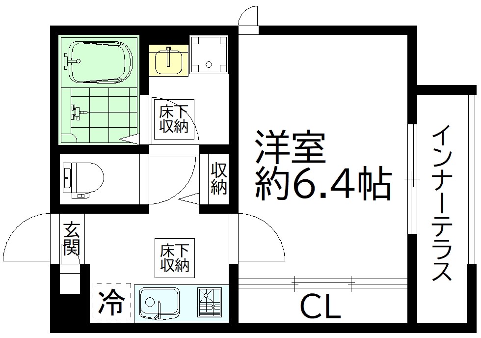 SGベース初台 103号室 間取り