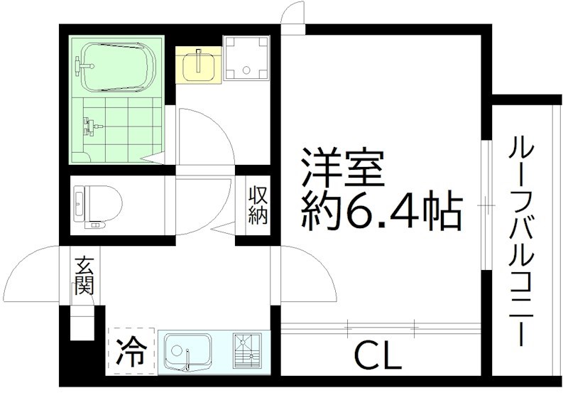 SGベース初台 303号室 間取り