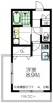 ヴェルデ武蔵野 201号室 間取り