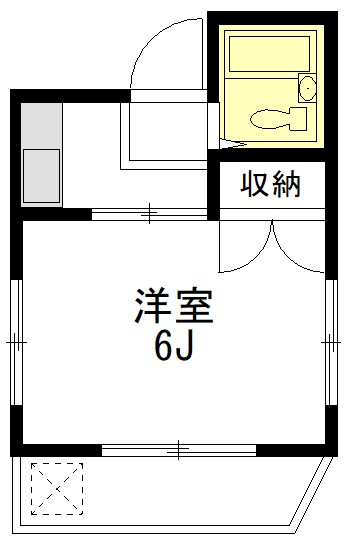 華信マンション 202号室 間取り