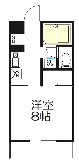 ドミシール南阿佐谷 102号室 間取り