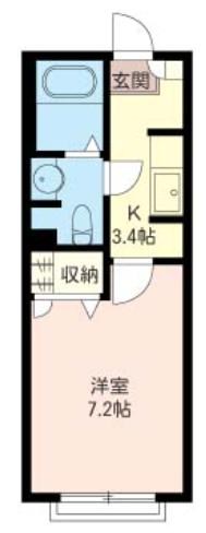 ラポワール宮前Ⅱ 103号室 間取り