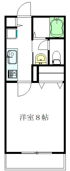 シャリテ杉並 206号室 間取り