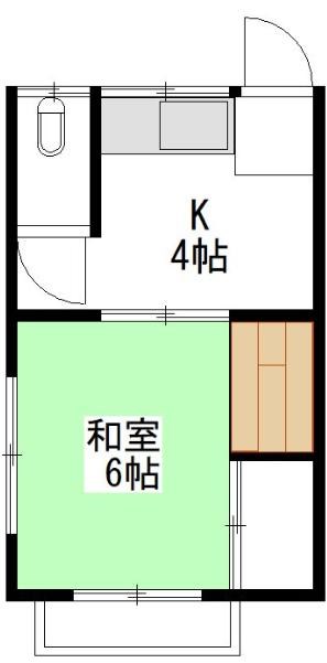 美園荘 206号室 外観