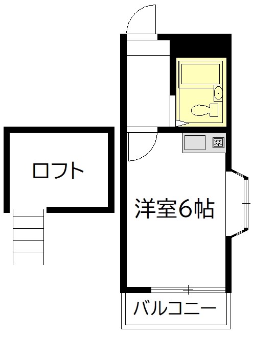 調布コーポ 間取り図