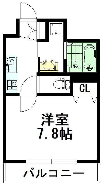 ガーディニア浜田山 203号室 間取り