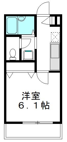 ドムス東高円寺 202号室 間取り