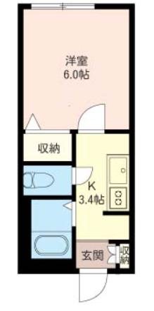 カーサ吉祥寺 106号室 間取り