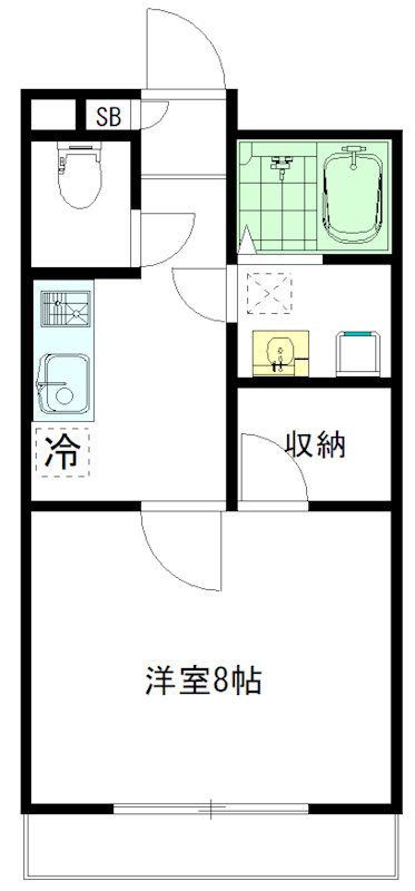 アルテヴィータ 103号室 間取り
