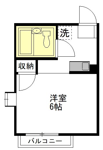 メゾンドソレイユ 101号室 間取り