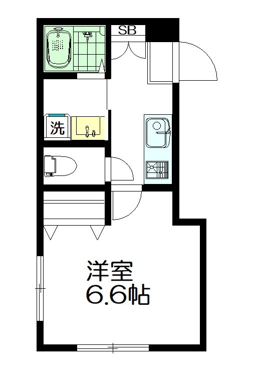 アミュレット 101号室 間取り