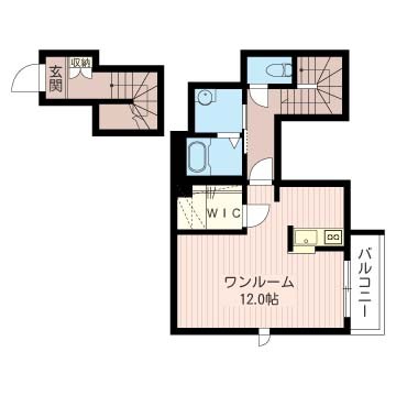 ピヴォワーヌ代沢 202号室 間取り