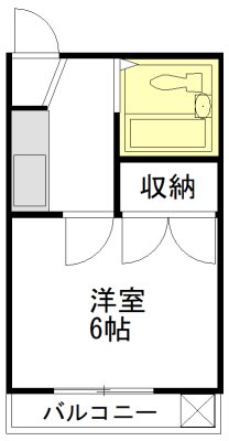 サンライズ須崎 405号室 間取り