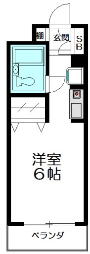 エスタ梅ヶ丘 307号室 間取り