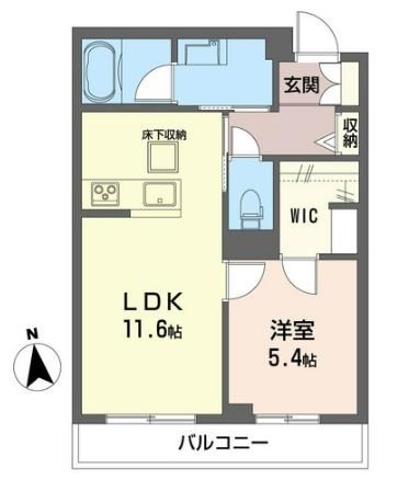 アレイ久我山アネックス 103号室 間取り