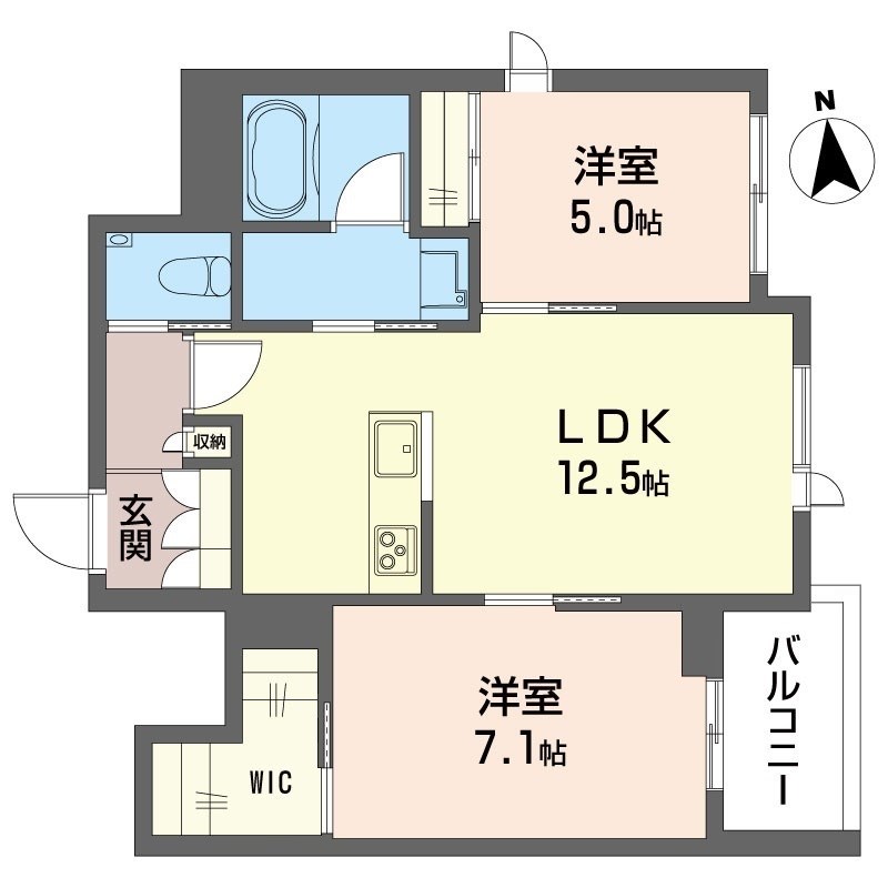 シャーメゾンみとの 303号室 間取り