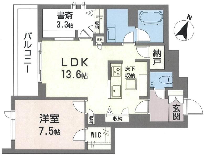 エトワール善福寺 101号室 間取り