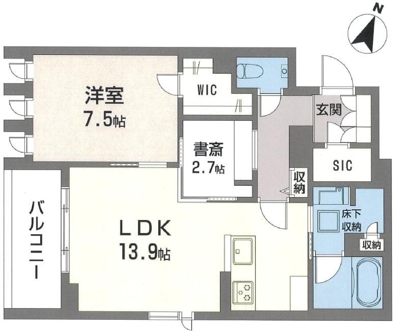エトワール善福寺 102号室 間取り