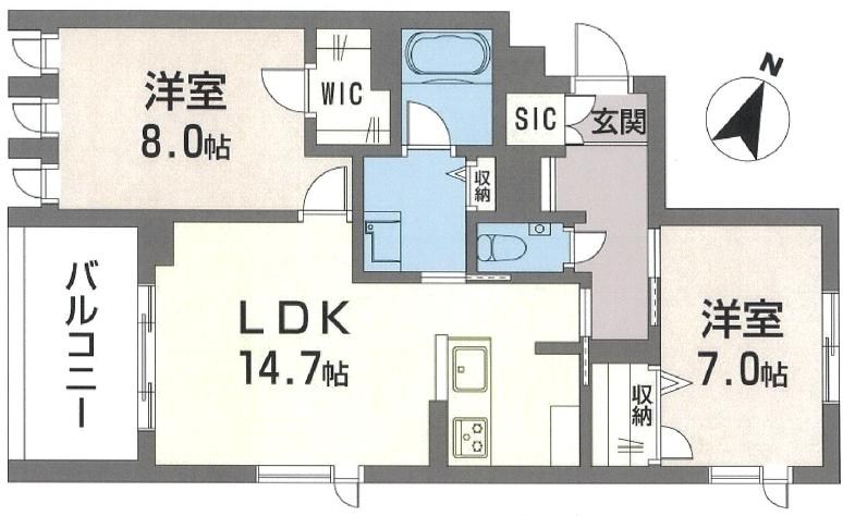 エトワール善福寺 202号室 間取り