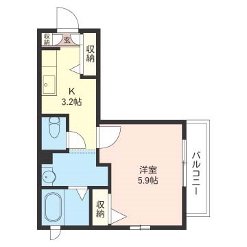 シャーメゾンシエル 201号室 間取り