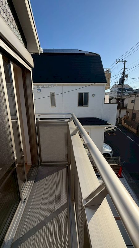 中野区南台4丁目戸建　A棟 ベランダ