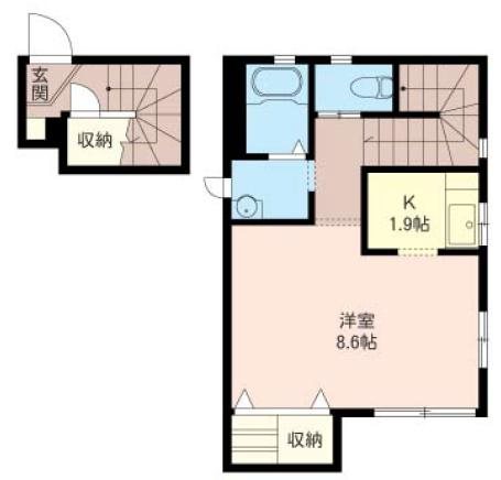 ディアス高円寺 201号室 間取り