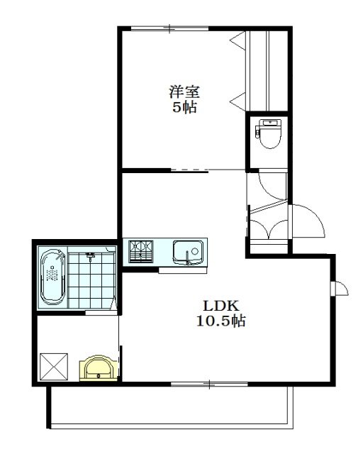 CLEAR　HOUSE（クレアールハウス） 201号室 間取り