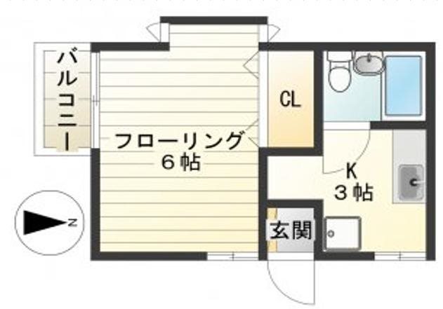ヴィレッヂ奥村 103号室 間取り