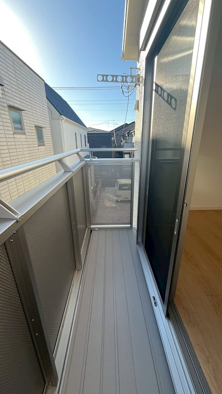 中野区南台4丁目戸建　B棟 ベランダ