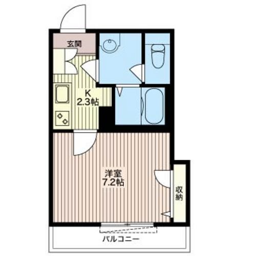 レジデンス江藤 203号室 間取り