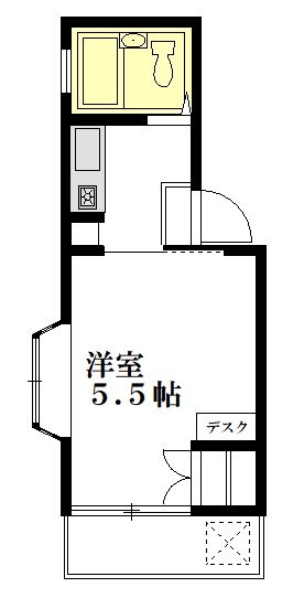 ユングハイム E号室 間取り