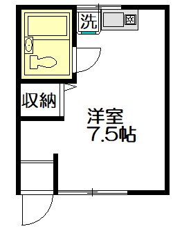 ビラカワシマ B号室 間取り