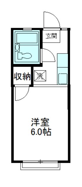 ジュネスリヴボード 102号室 間取り