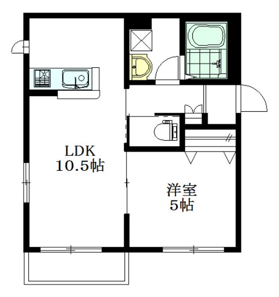 Patio梅丘（パティオ梅丘） 203号室 間取り