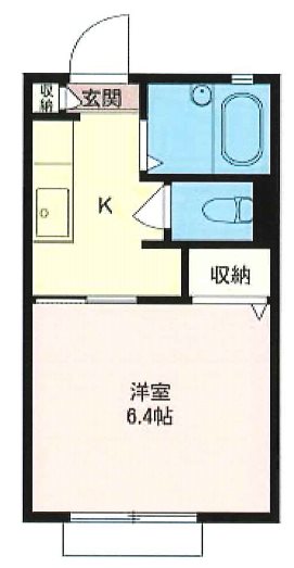 カーサⅡ 102号室 間取り