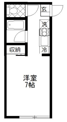 ハッチハウス（松原） 102号室 間取り