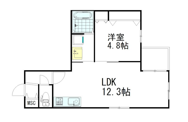 ソフィア荻窪 202号室 間取り