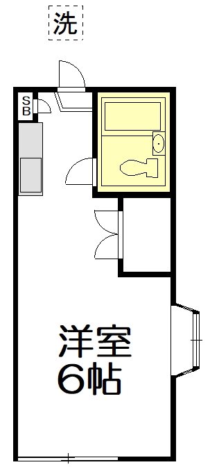 メゾンレジェンド 102号室 間取り