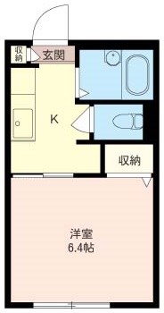 カーサⅡ 202号室 間取り