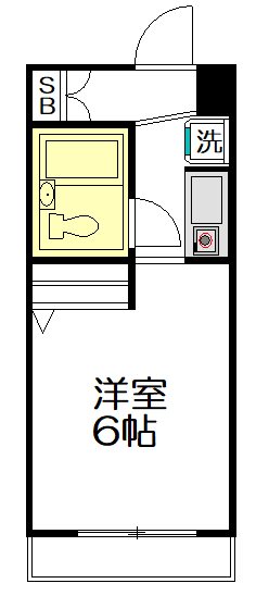 スカイコート阿佐ヶ谷第2 205号室 間取り
