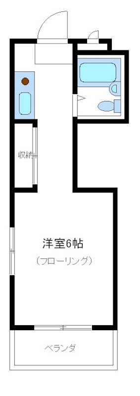 フレグランス北沢 201号室 間取り