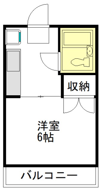 パインヒルハイム C201号室 間取り