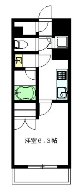グローベル　ザ・高円寺プレミアム 704号室 間取り