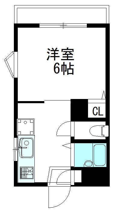 パインヒルハイム B106号室 間取り